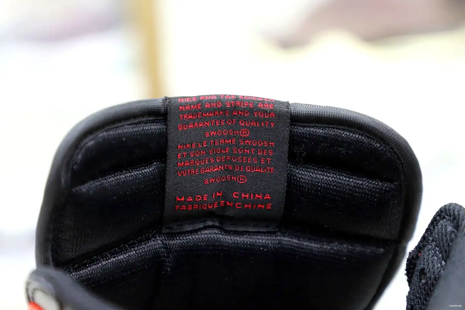 1 RETRO JORDAN 'BRED OG Kimikick AIR HIGH TOE' 0512